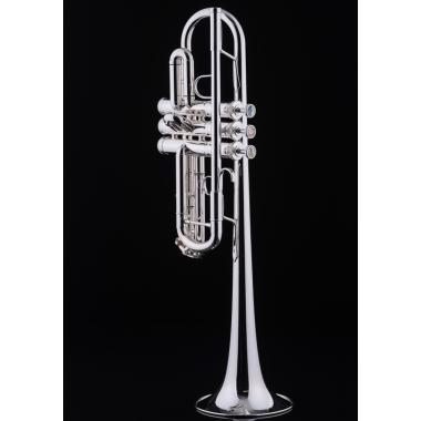 Schagerl 1961 l c2gr3 silver plated tromba in do sn scz 13086ml
