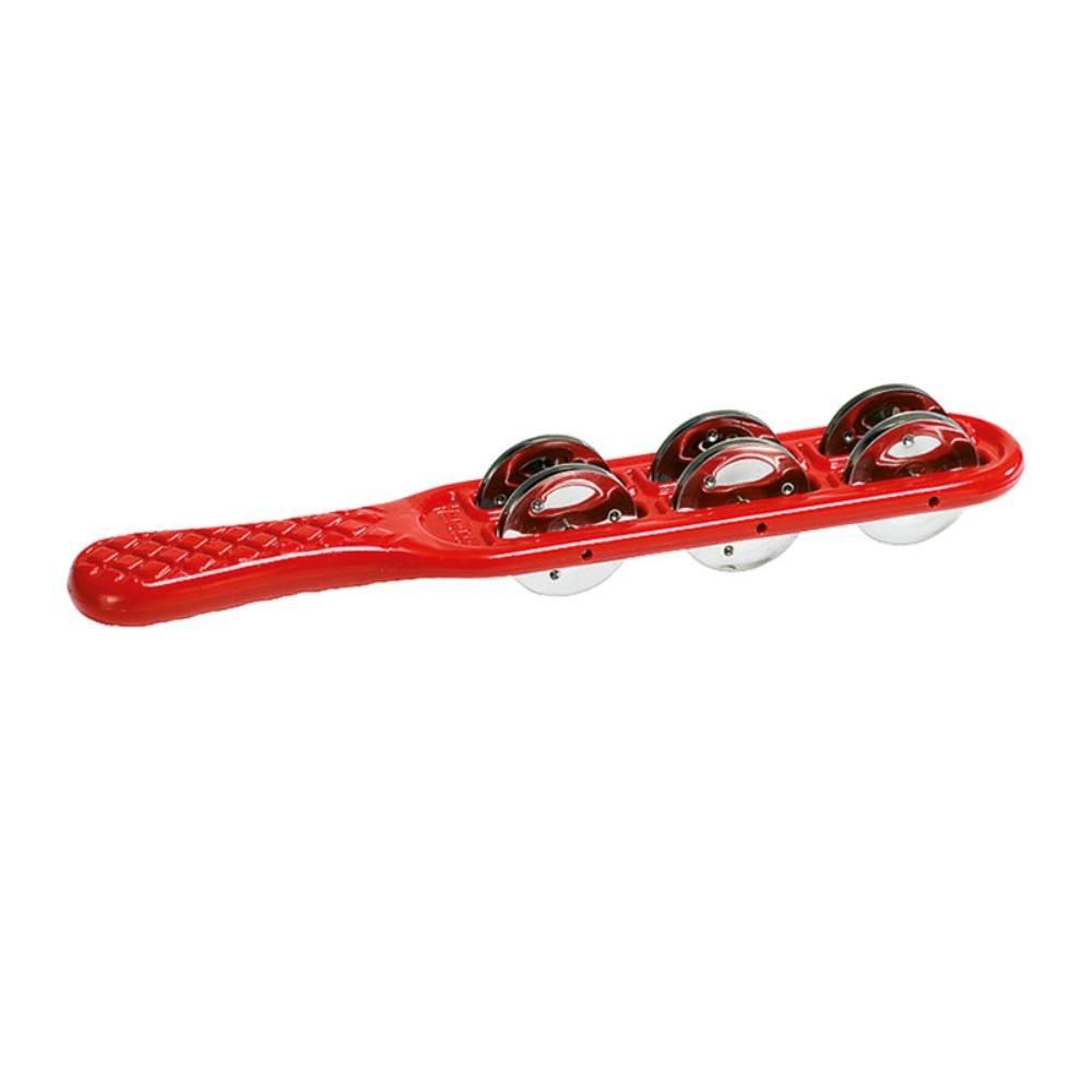 MEINL HJS1R Headliner® Series Jingle Sticks, Red, Stainsless Steel Jingles