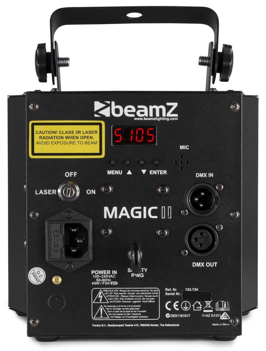 BEAMZ Magic2 9x3W 6x2in1 Laser Strobe DMX