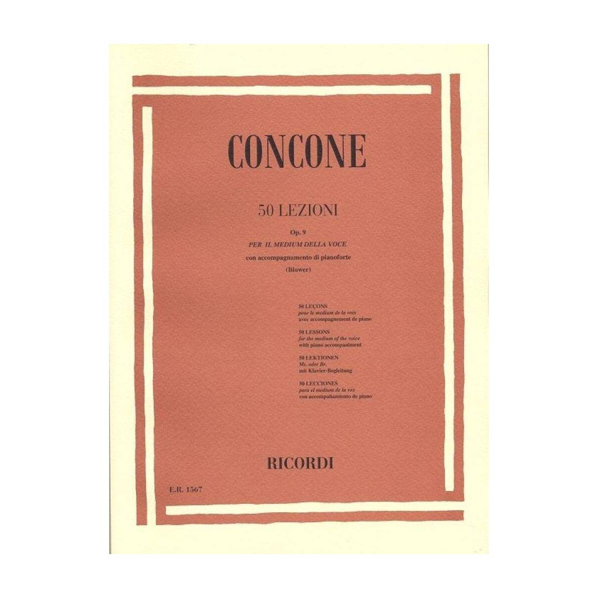 50 lezioni opus 9 concone