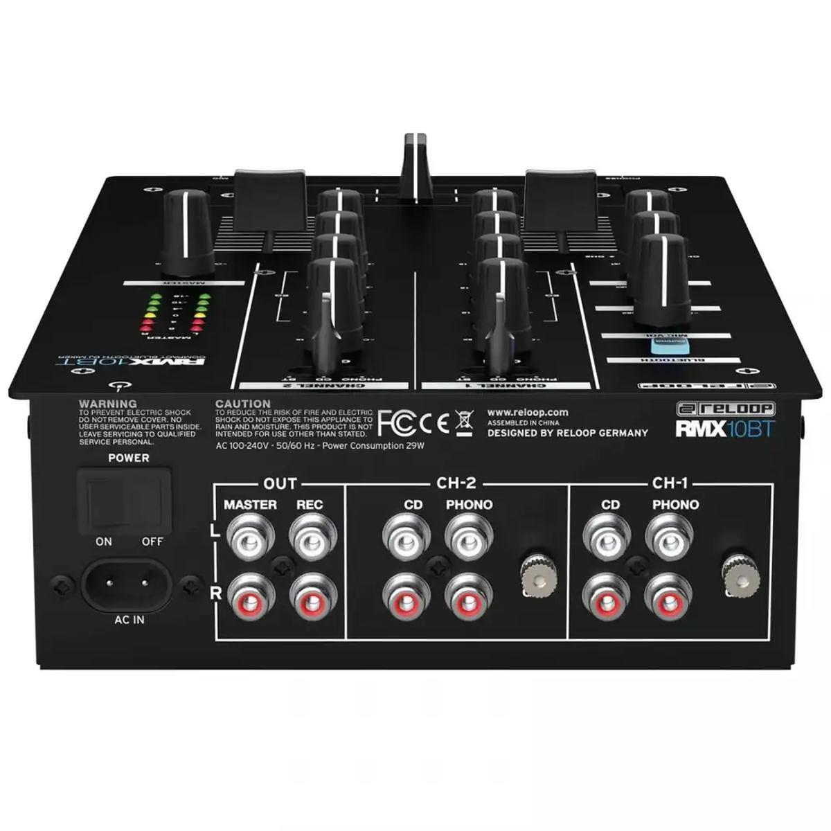 RELOOP RMX10BT Mixer DJ 2 Canali con Bluetooth