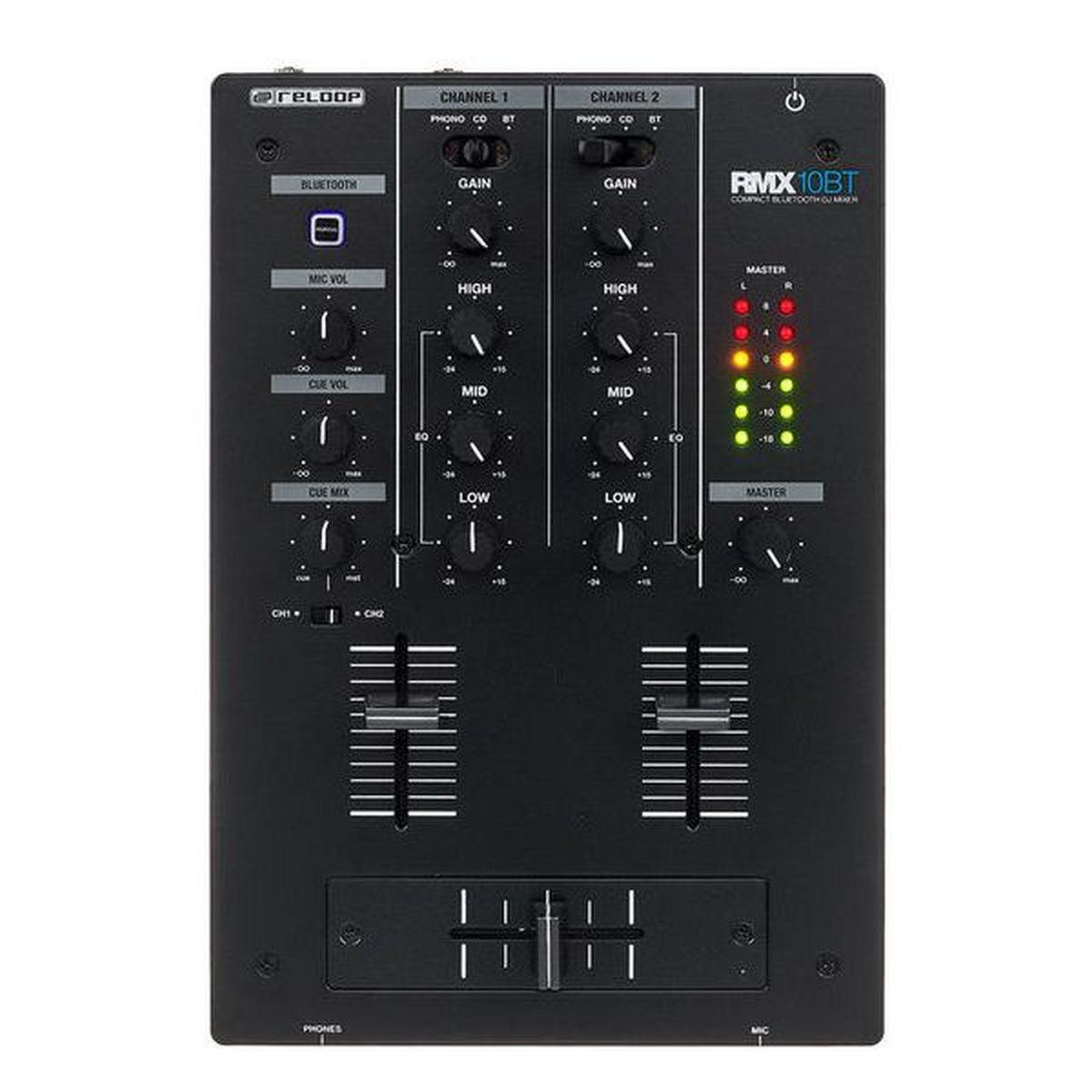 RELOOP RMX10BT Mixer DJ 2 Canali con Bluetooth