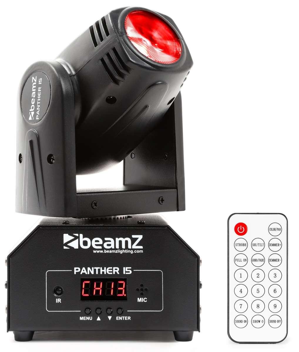 BEAMZ Panther 15 Led Beam Moving Head IRC