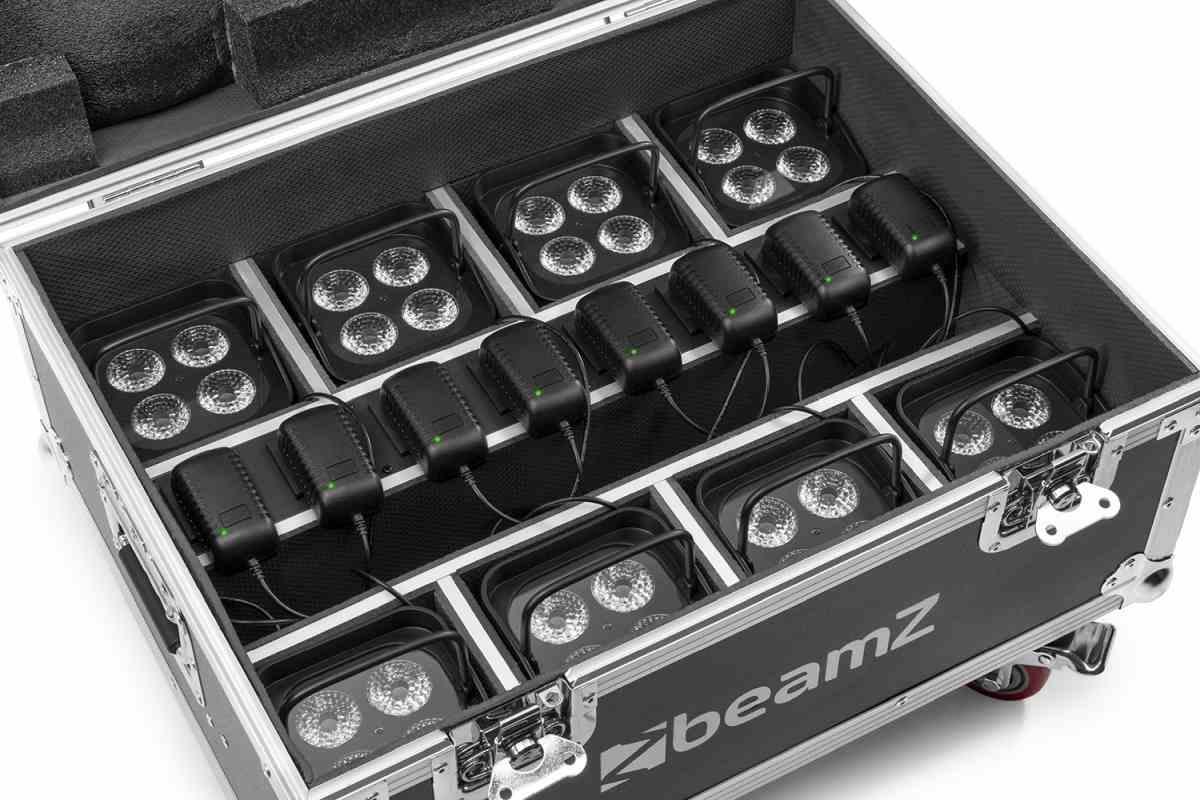 BEAMZ FCC9 FlightCase for 8x BBP9 serie