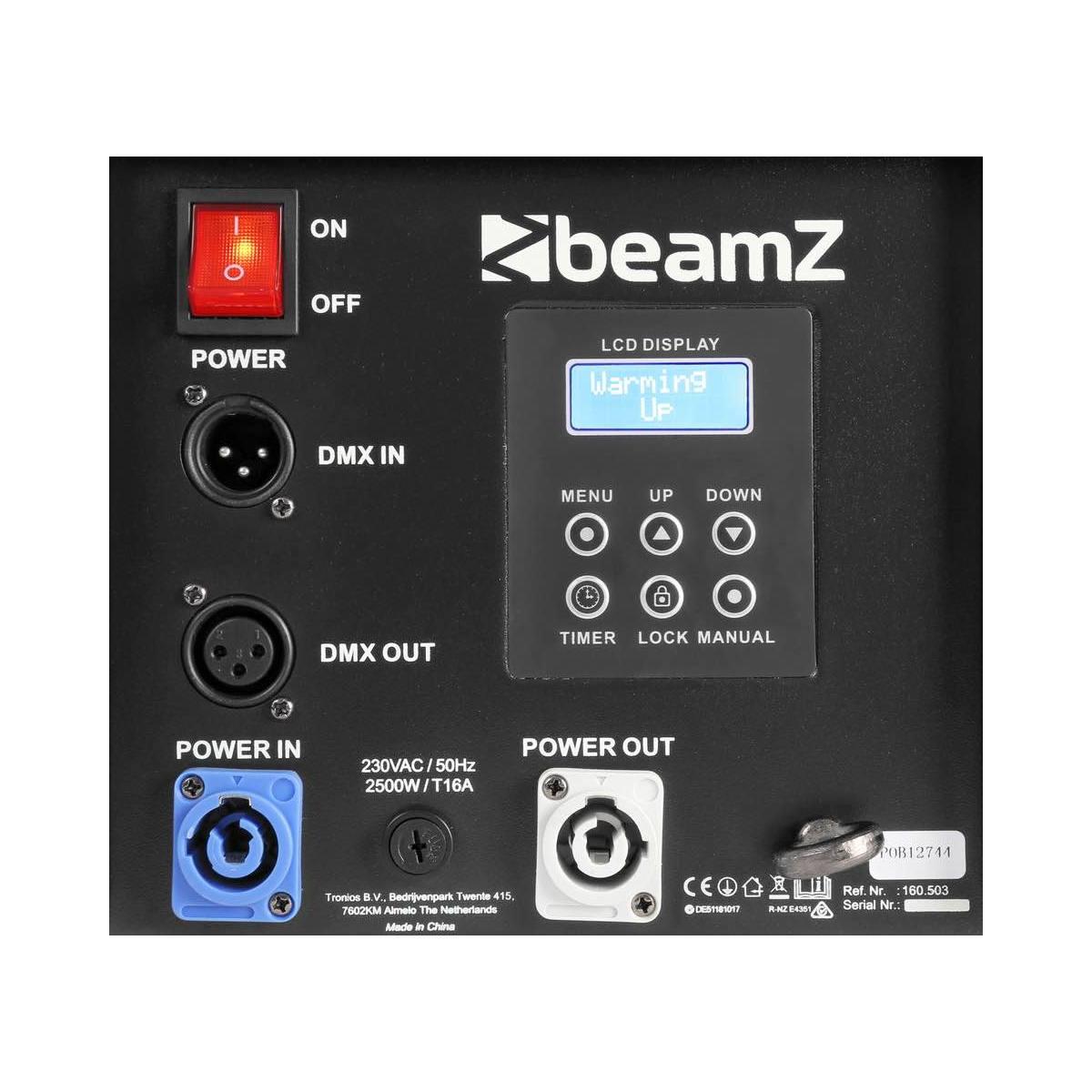 BEAMZ S2500 Smokemach.DMX LED 24x10W 4in1