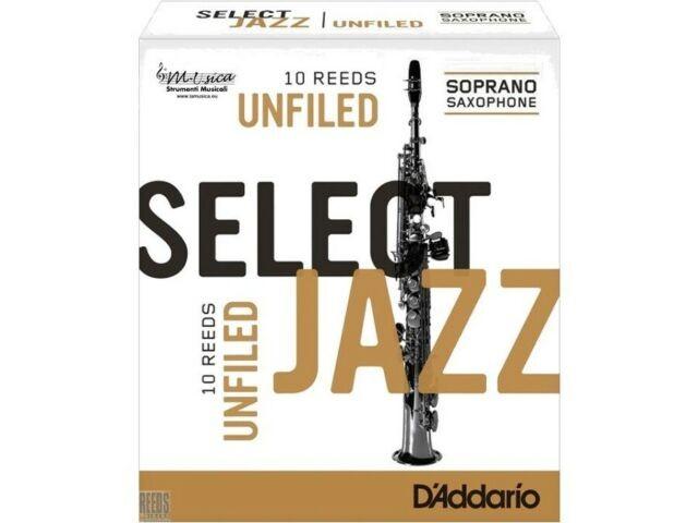 D'addario select jazz organic 10 ance sax soprano unfiled n.2h