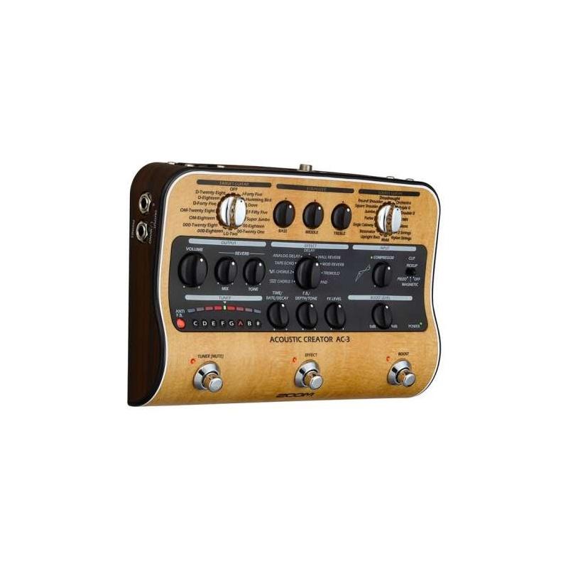 ZOOM AC3 - Preamp a pedale per chitarra acustica