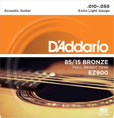 D'addario ez900 set corde chitarra acustica