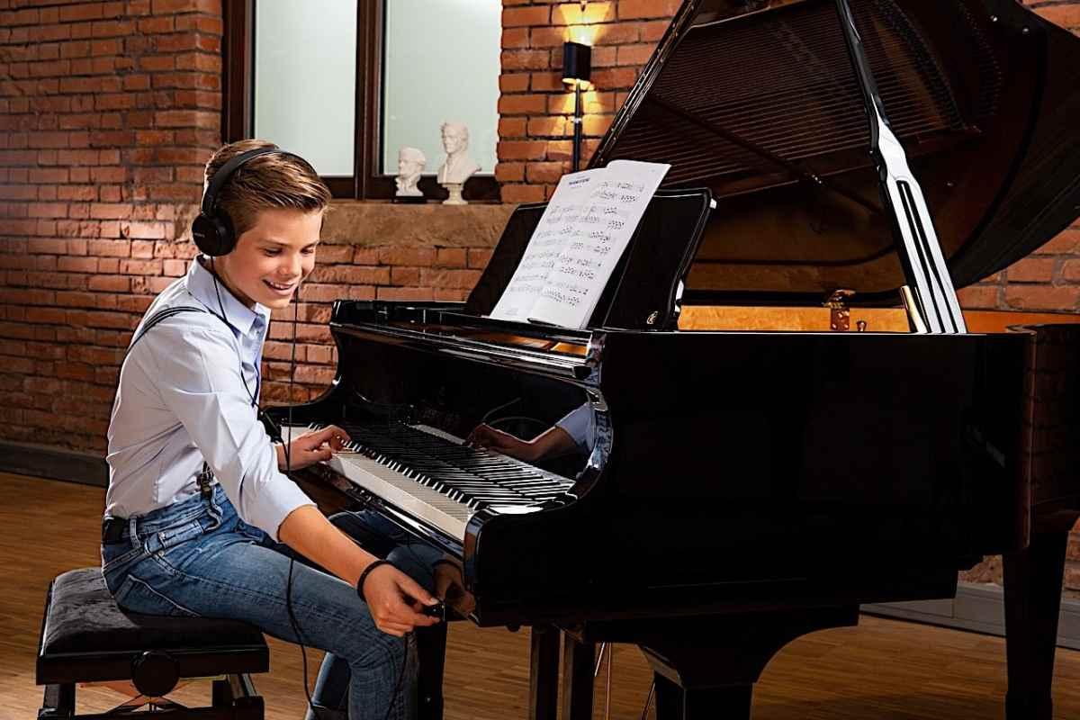 Sistema Adsilent per pianoforte a coda