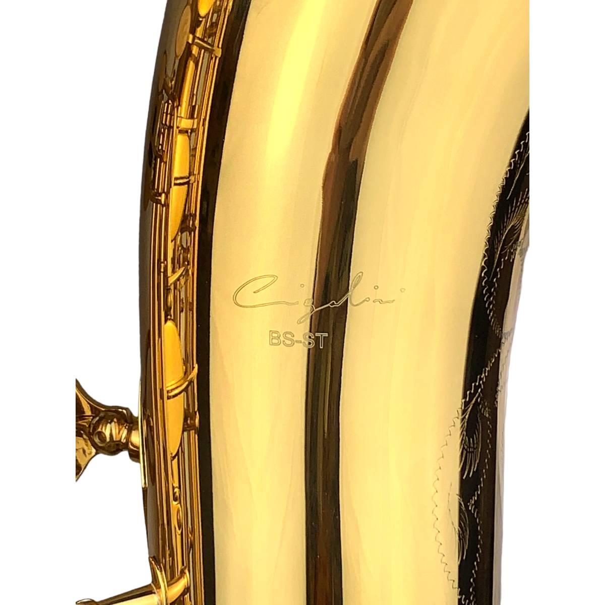 Cigalini sax baritono serie studio laccato oro