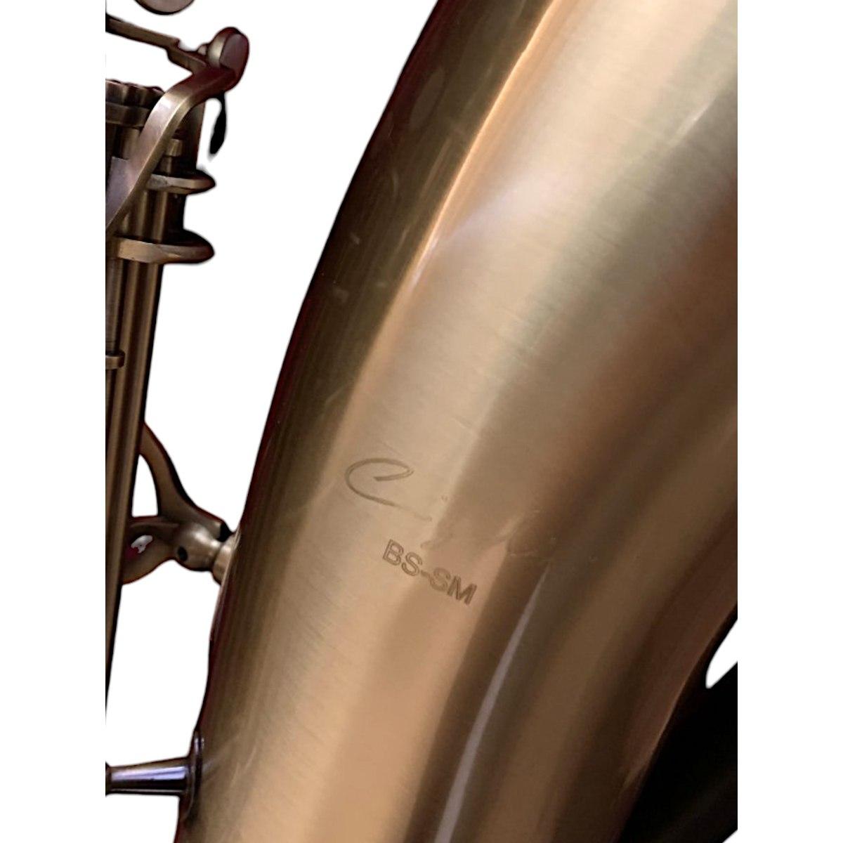 Cigalini sax baritono serie smart brushed brass
