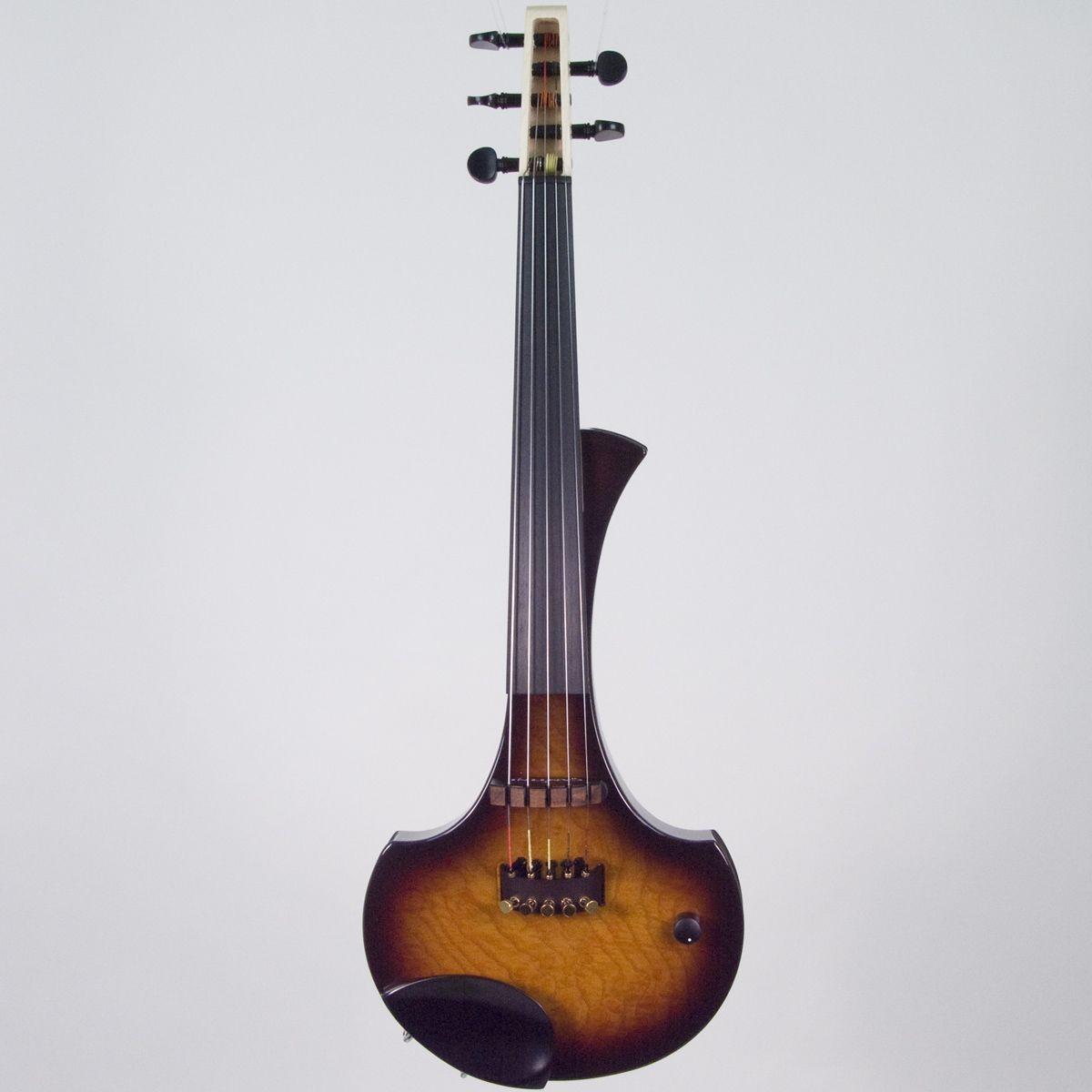 Violino elettrico Cantini Earphonic 5 corde Serie Occhietto Tobacco burst