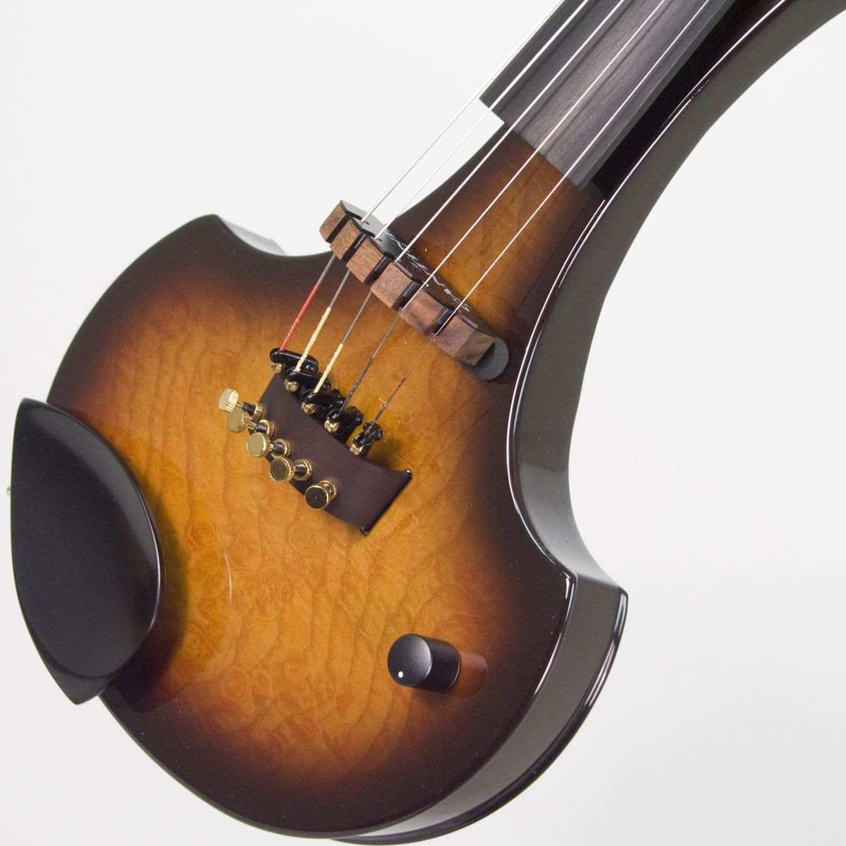 Violino elettrico Cantini Earphonic 5 corde Serie Occhietto Tobacco burst