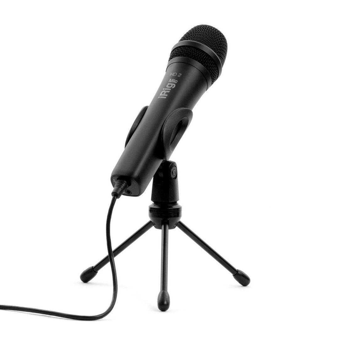 IK MULTIMEDIA iRig Video Creator HD Bundle - iRig Mic HD 2, iKlip Grip Pro led ring da 10"