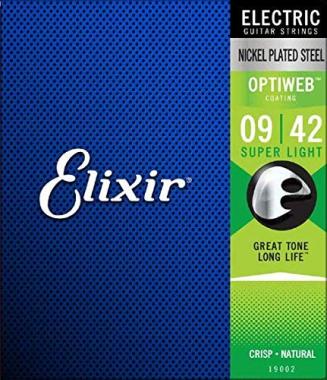 Elixir optiweb 19002 set corde chitarra elettrica