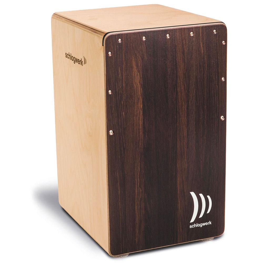 SCHLAGWERK CP408 ST - 2inOne Snare Cajon Dark Oak - Soft Touch