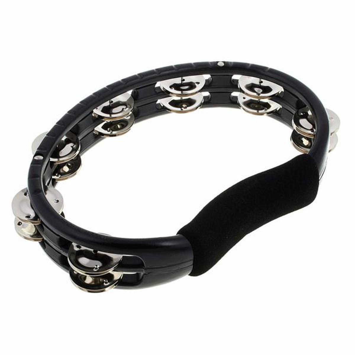 MEINL TMT1BK Tamburello in ABS nero sonagli in acciaio nichelato