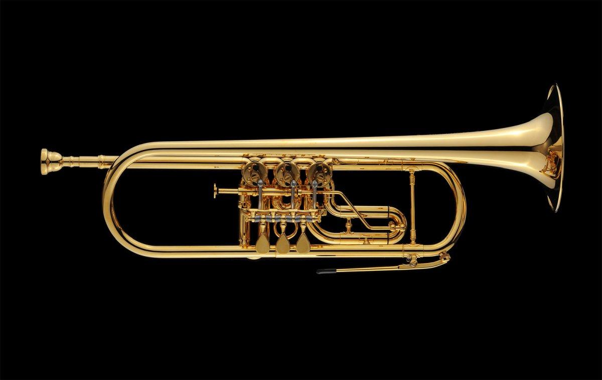 SCHAGERL HANS GANSCH MEISTER tromba in sib raw finish