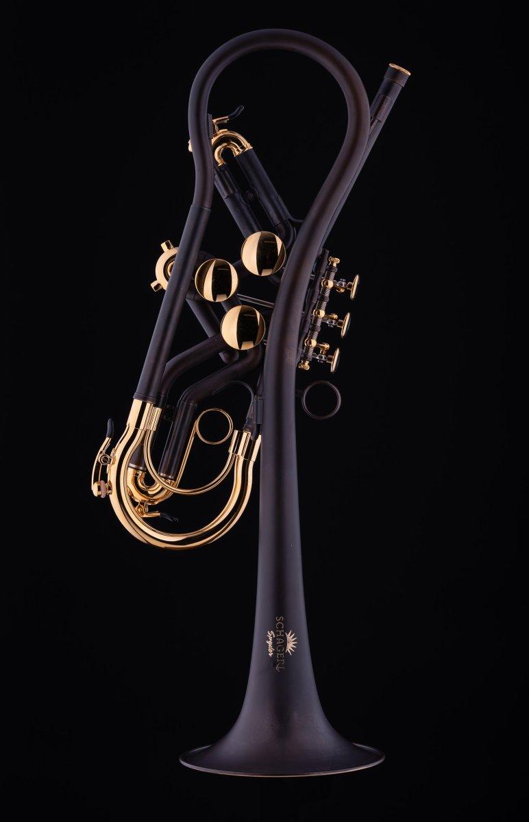 SCHAGERL SPYDER Custom Horns MEISTER  tromba in SIb raw