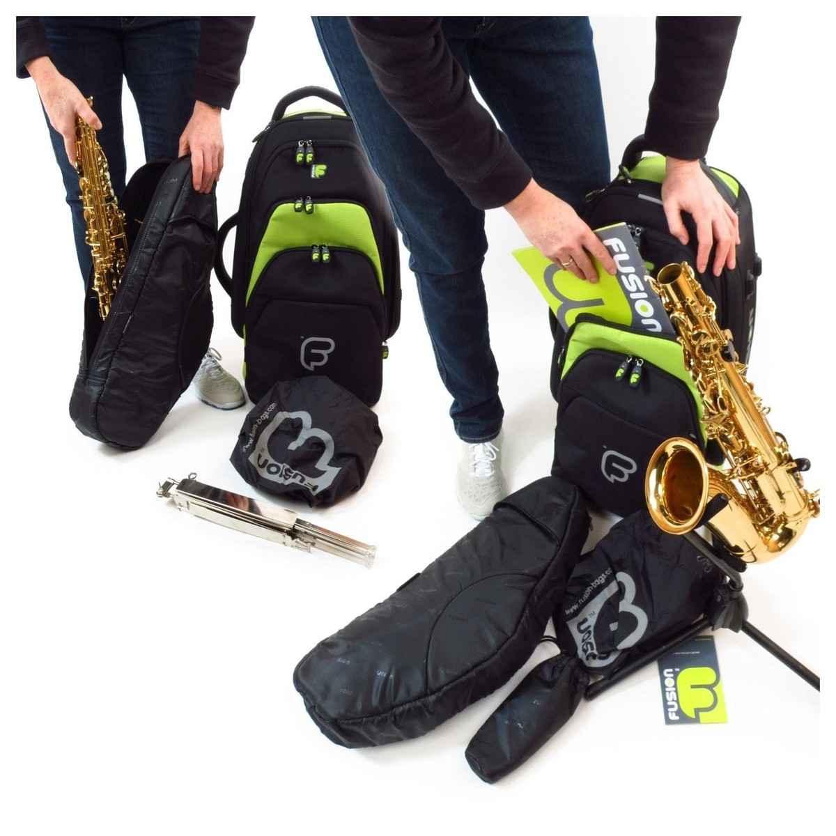 FUSION PW-01-L Sax Alto Black/Lime