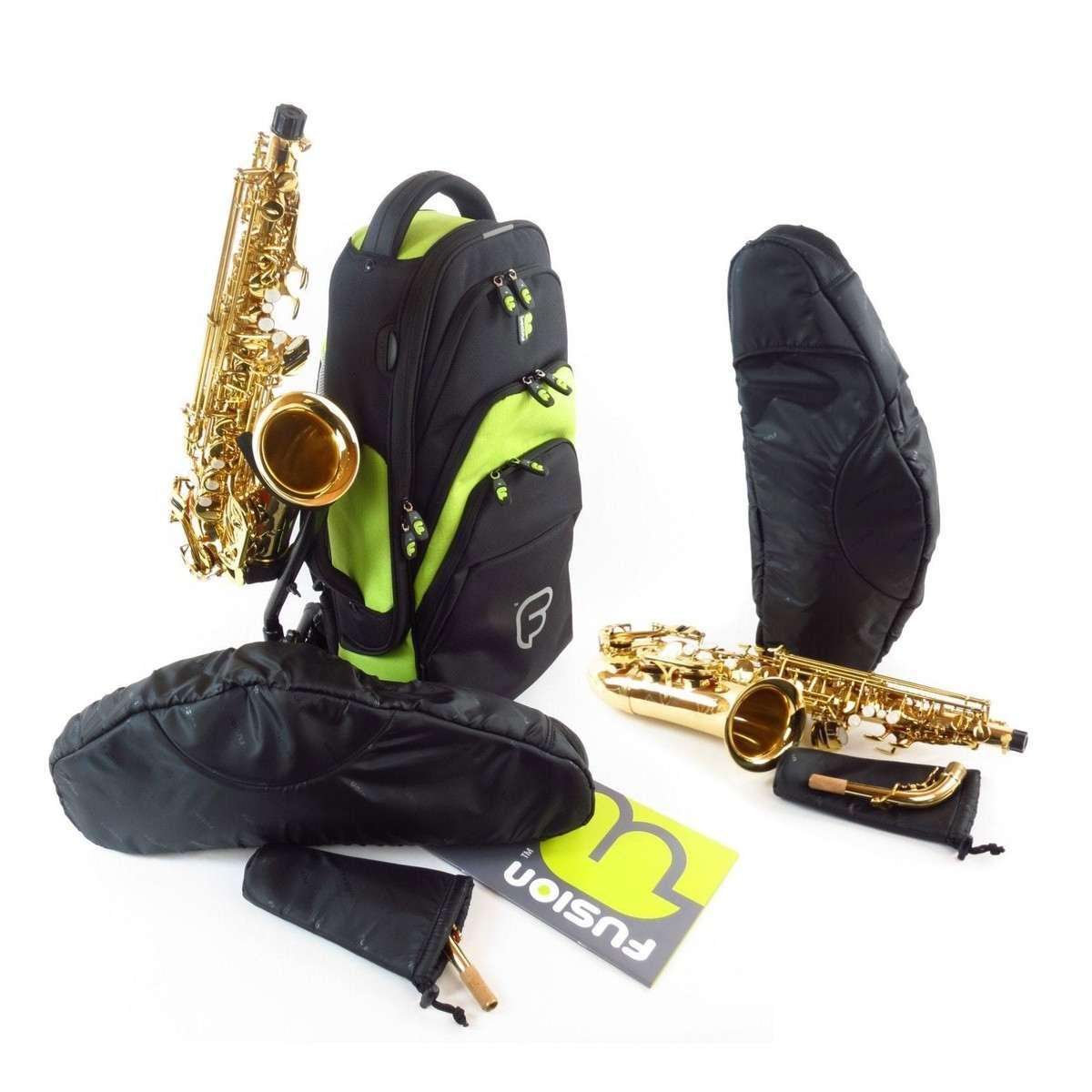 FUSION PW-01-L Sax Alto Black/Lime