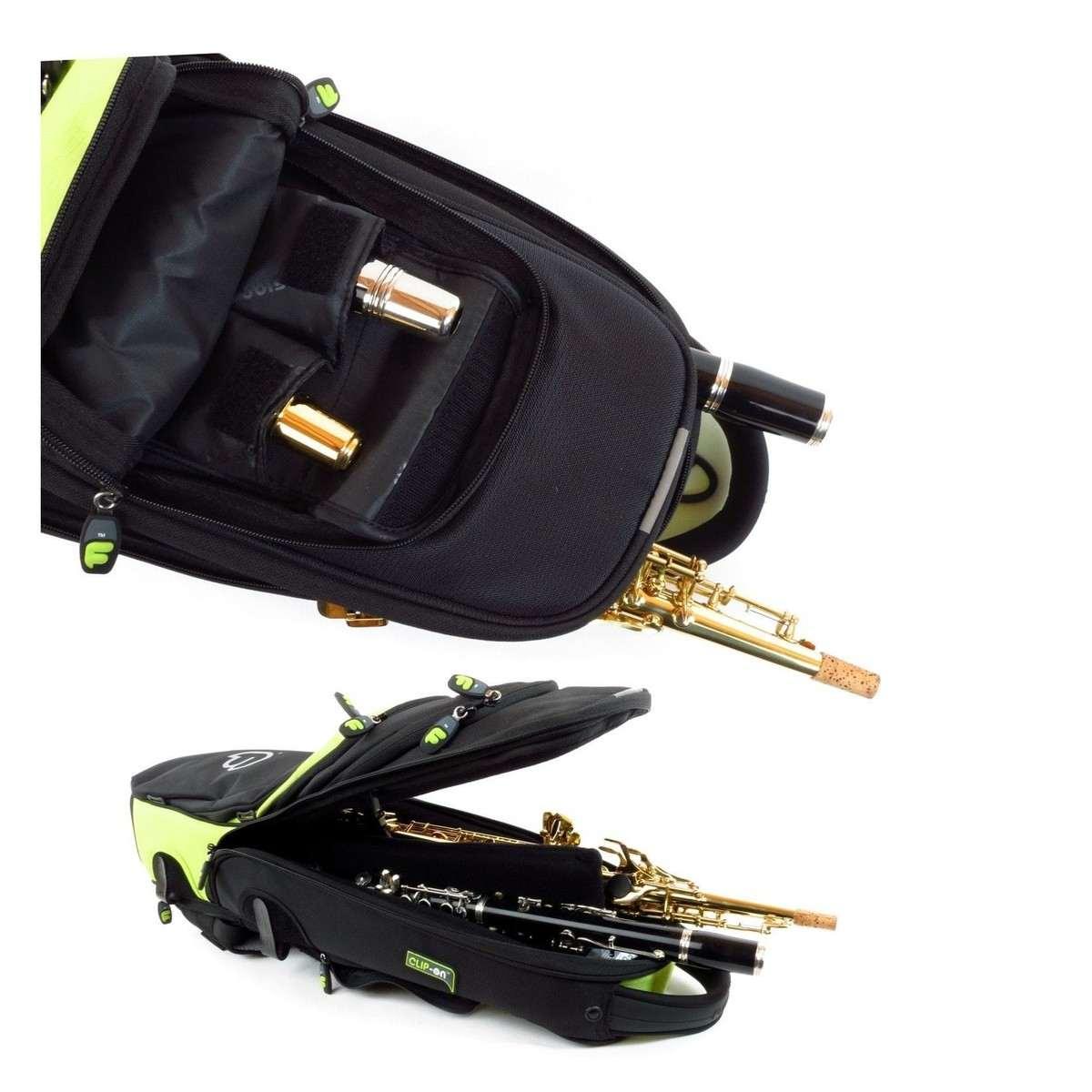 FUSION PW-03-L Sax Soprano Black/Lime