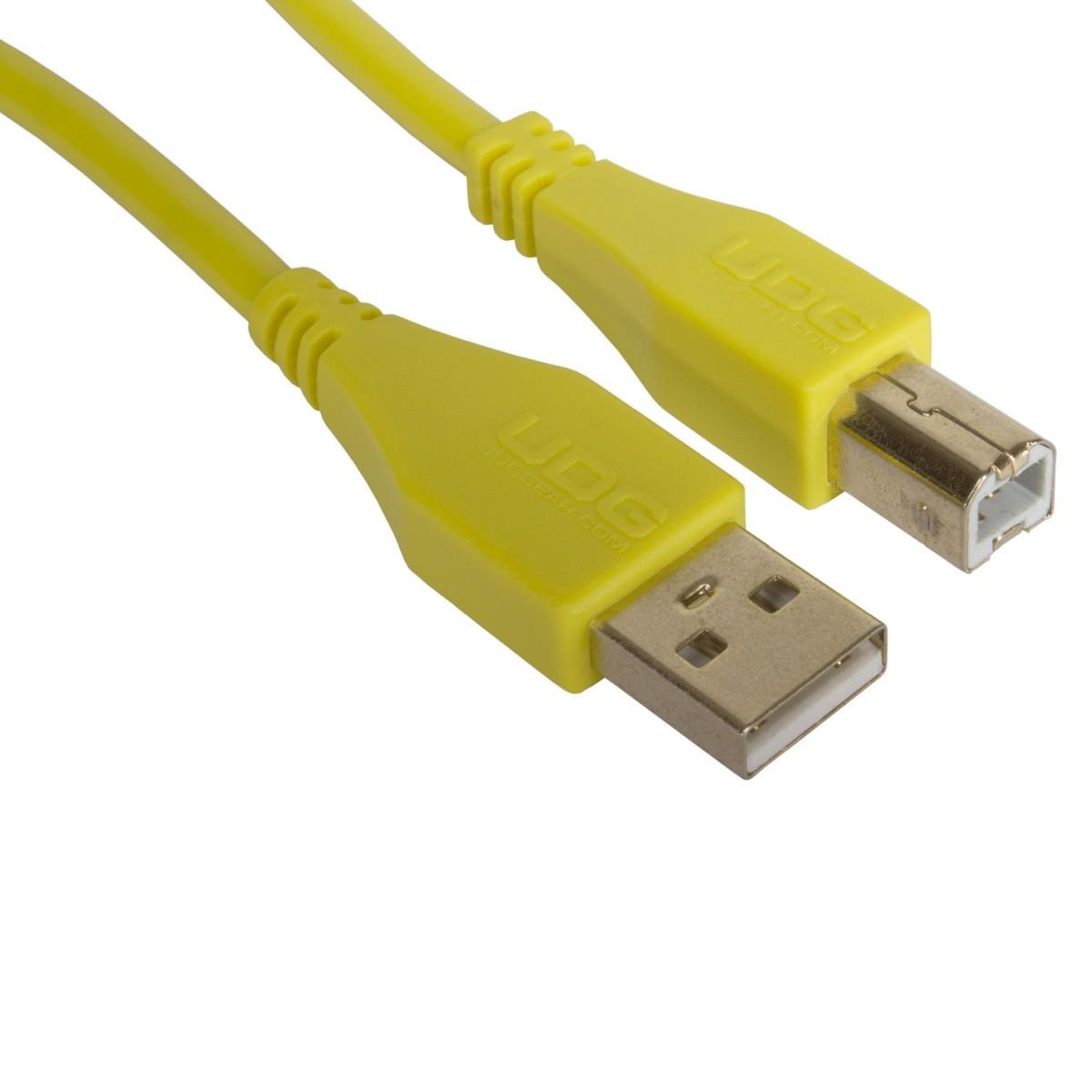 Udg u95003yl - ultimate cavo usb 2.0 a-b yellow straight 3m