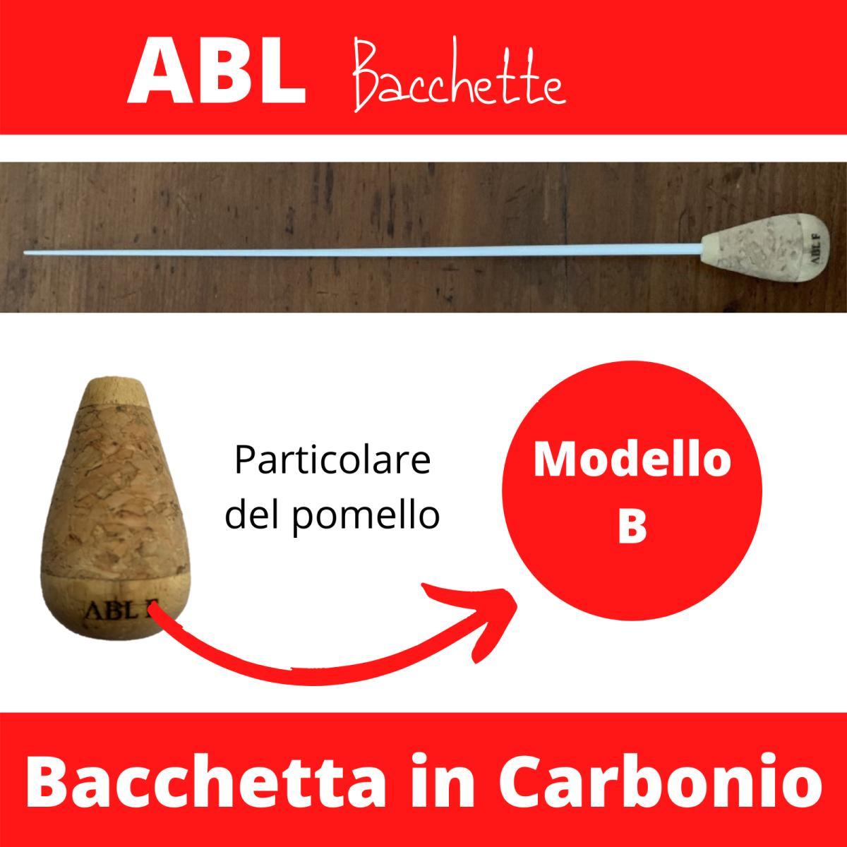 C12 Bacchetta per direttore d'orchestra in carbonio Modello B