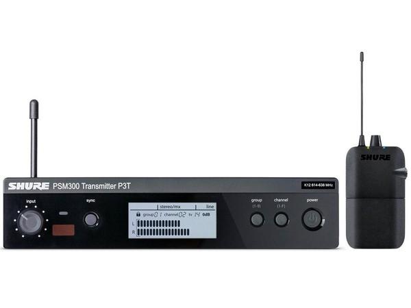 SHURE P3TER trasmettitore P3TE, ricevitore P3R. (L19)