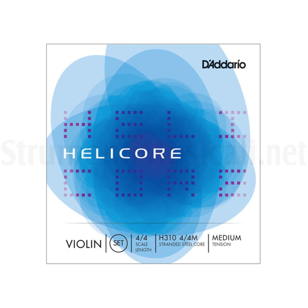 Helicore h310 set corde per violino 4/4 medium