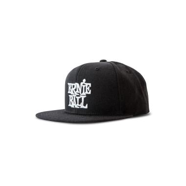 Ernie ball 4154 cappellino nero con logo bianco