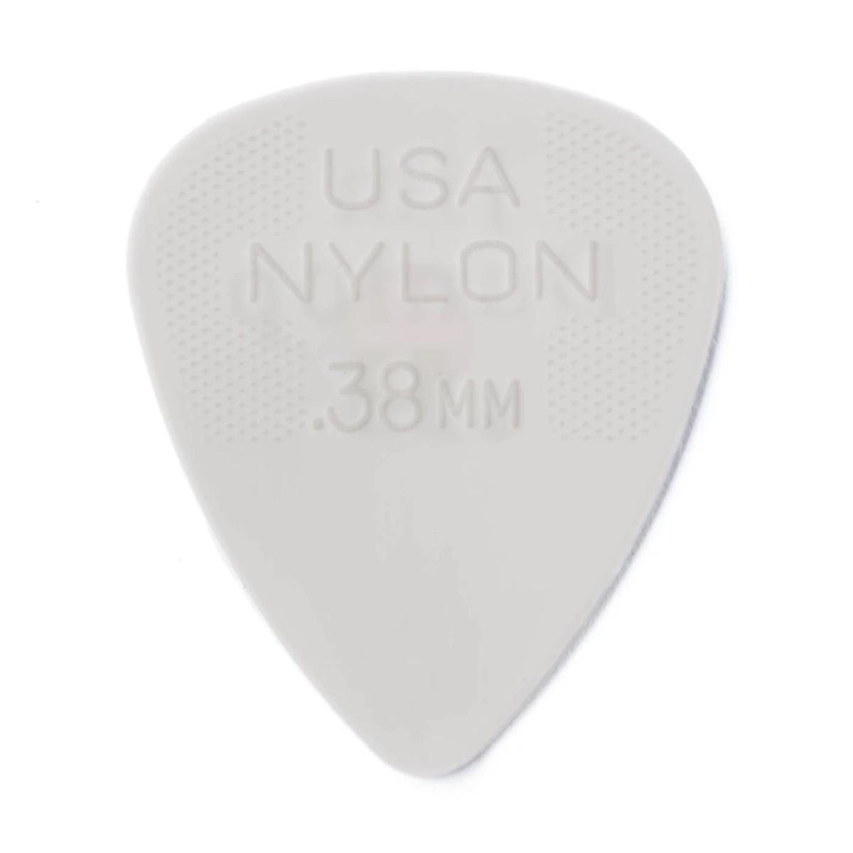 DUNLOP 44P NYLON STANDARD WHITE 0.38 mm