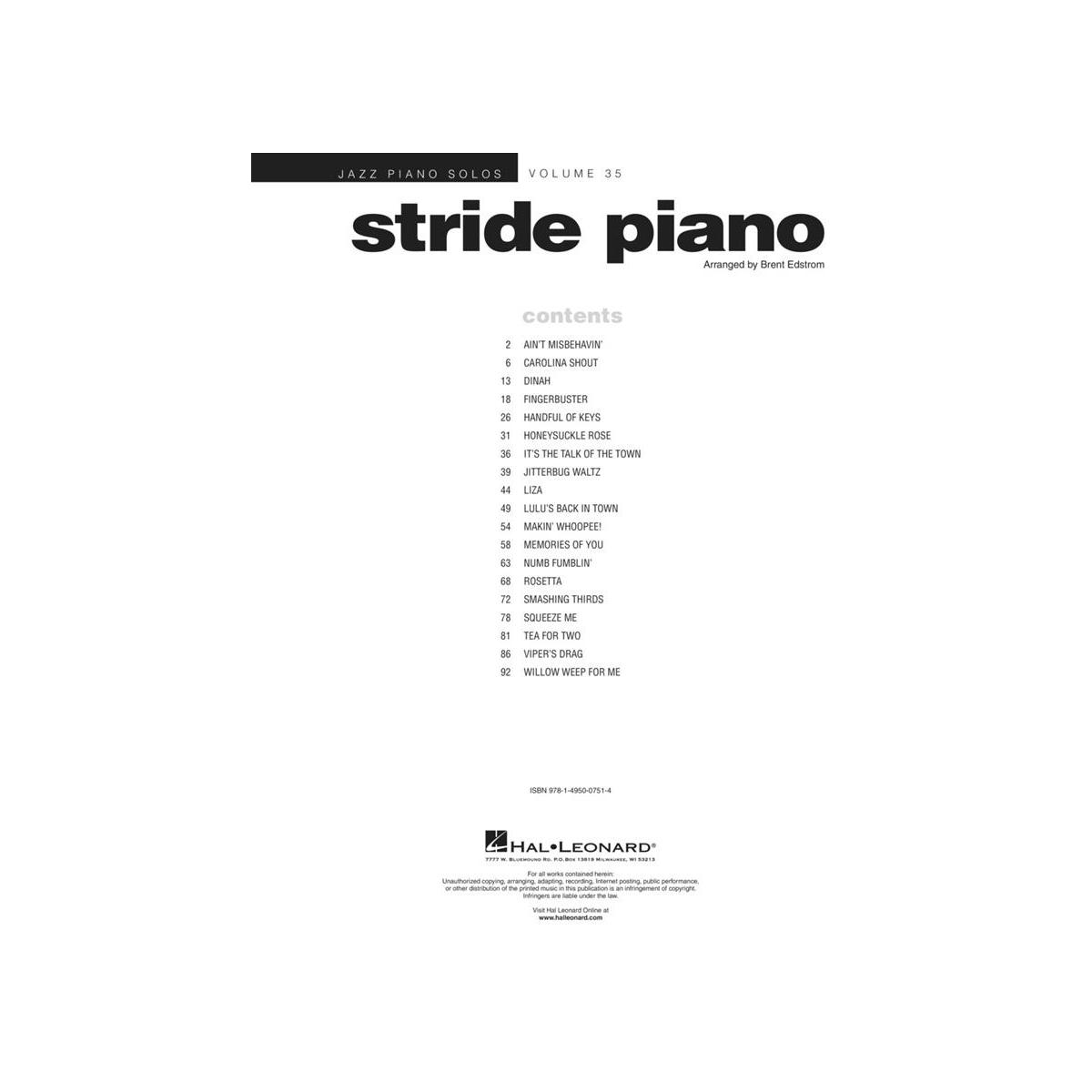 Stride piano