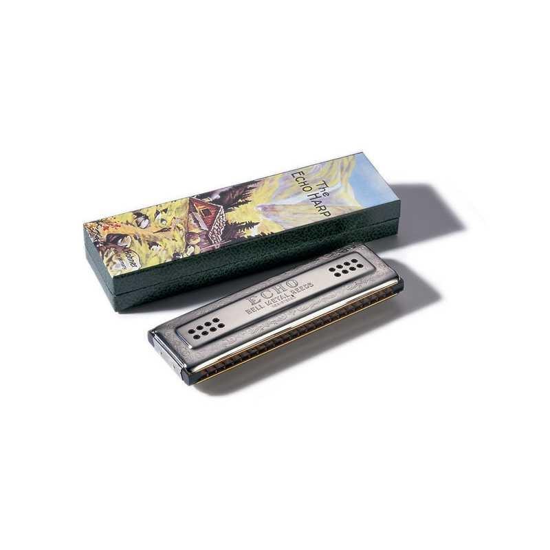 Hohner echo 2x48 cg armonica tremolo richter in do/sol