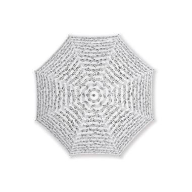 Ombrello bianco con pentagrammi e note
