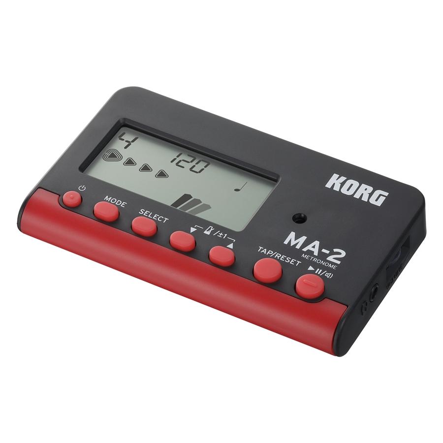 Korg ma2 bkrd metronomo nero e rosso (black/red)