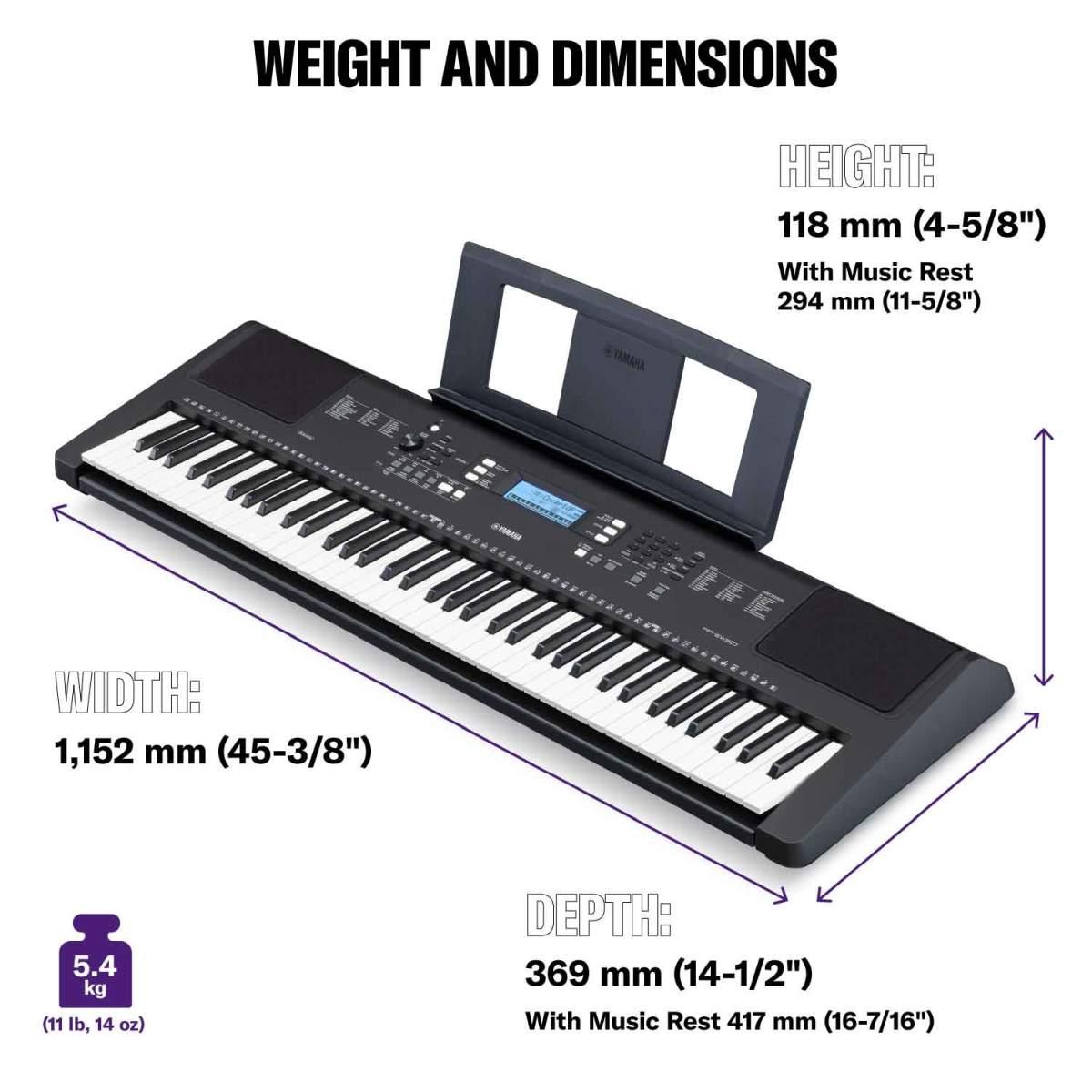 Yamaha psr ew310 tastiera 76 tasti