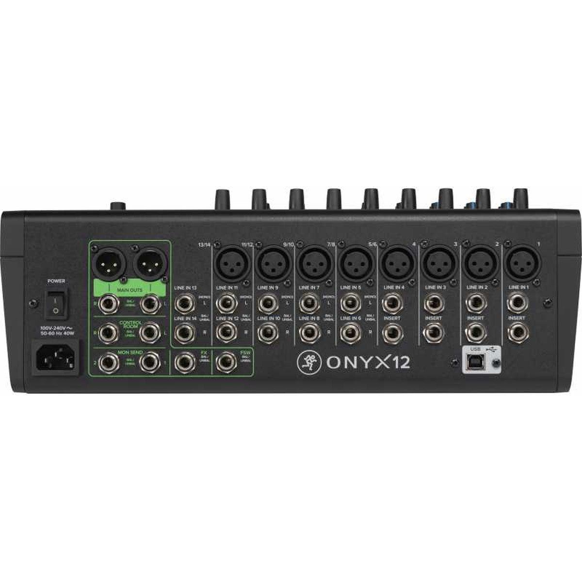 Mackie onyx12 mixer 12 canali multitraccia usb