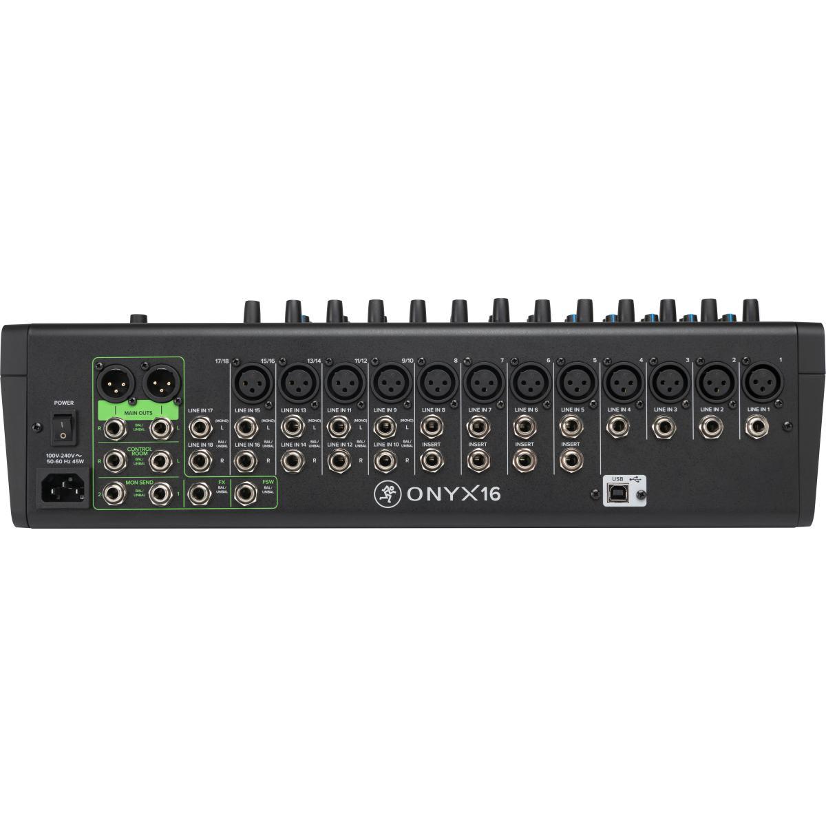 Mackie onyx16 mixer 16 canali multitraccia usb