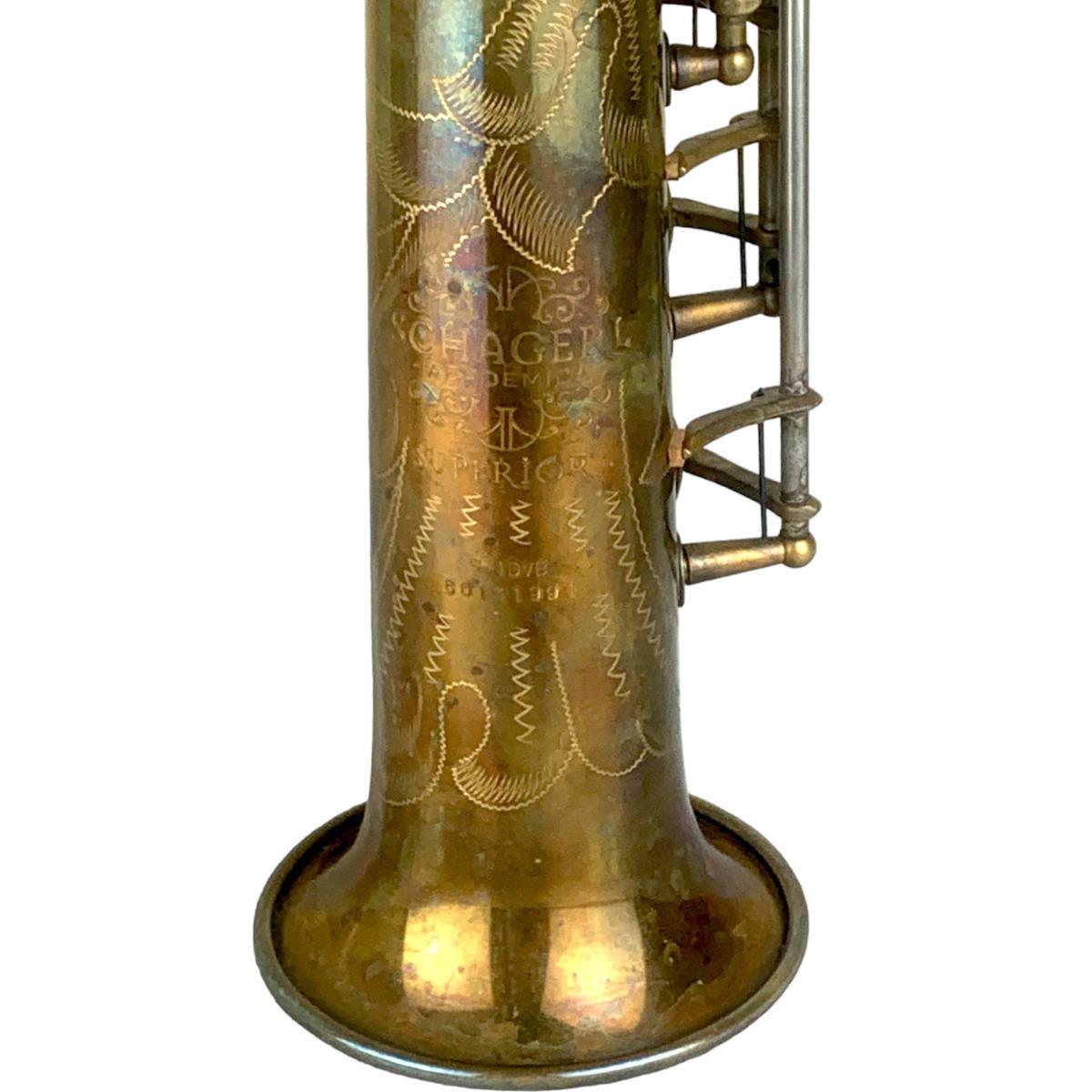 Schagerl s1dvb superior sax soprano vintage bronze