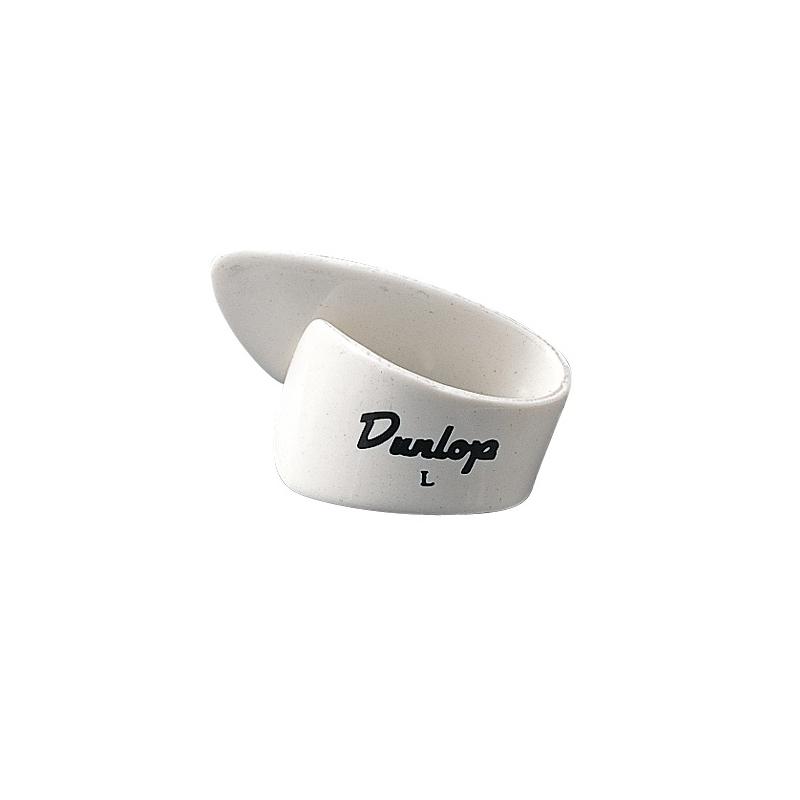 Dunlop 9003r white plettro da pollice thumb large