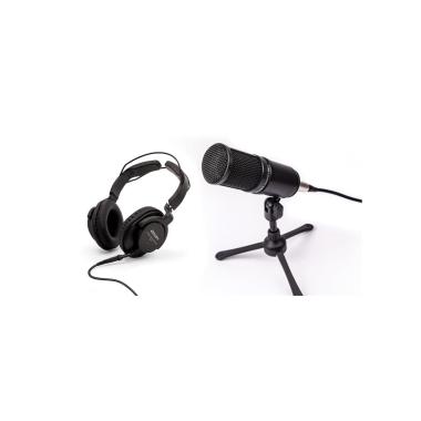 ZOOM ZDM-1PMP - Kit Podcast con Microfono/Cavo/Cuffie/Treppiede