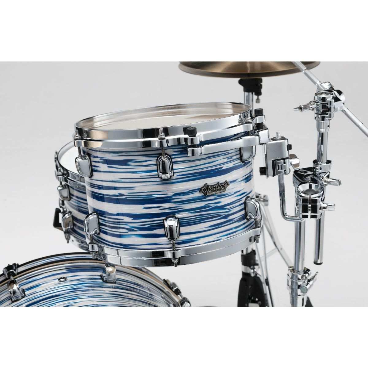 TAMA MR32CZS-BWO Starclassic Maple 3-pezzi shell pack cassa 22, Chrome Shell Hardware BLUE & WHITE OYSTER