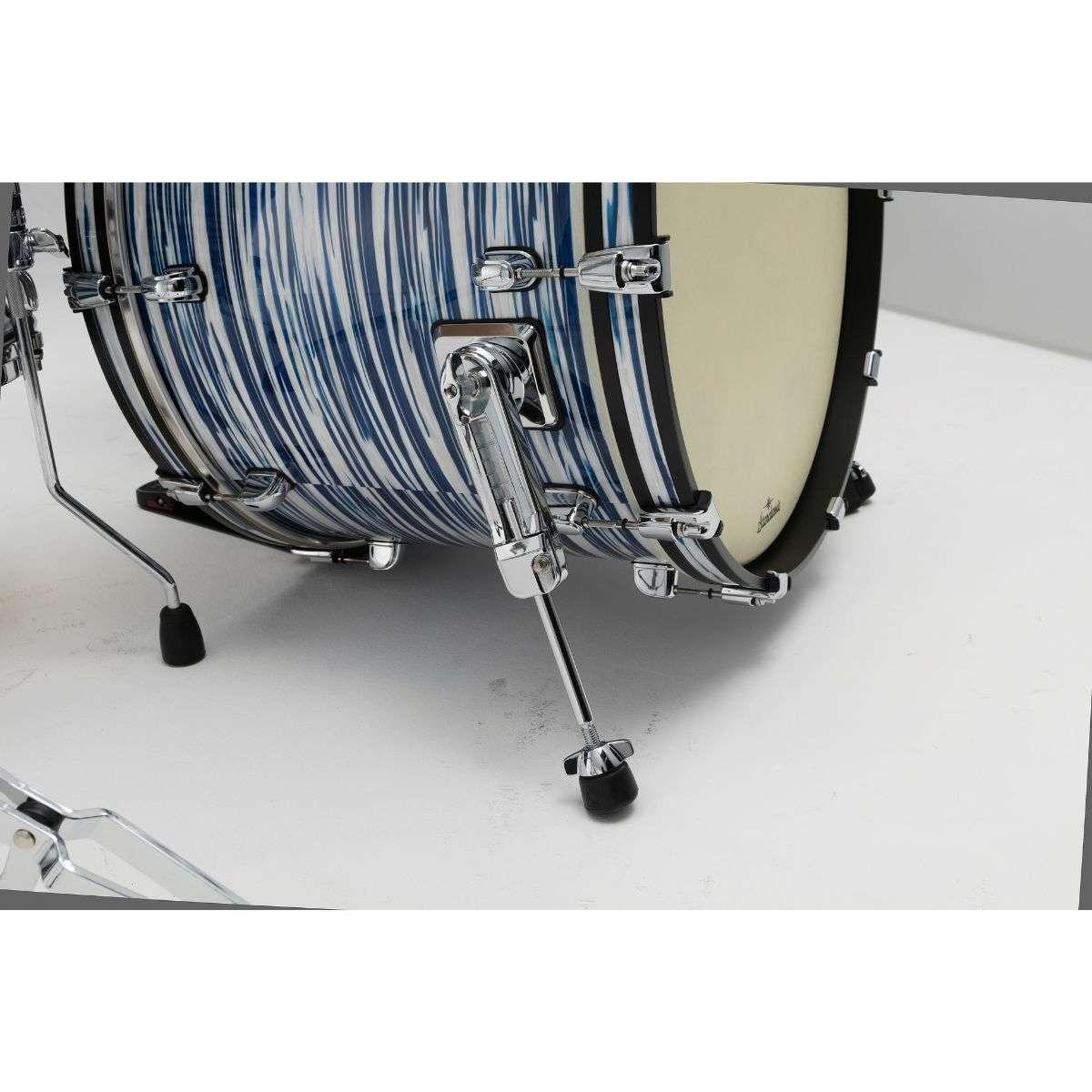 TAMA MR32CZS-BWO Starclassic Maple 3-pezzi shell pack cassa 22, Chrome Shell Hardware BLUE & WHITE OYSTER