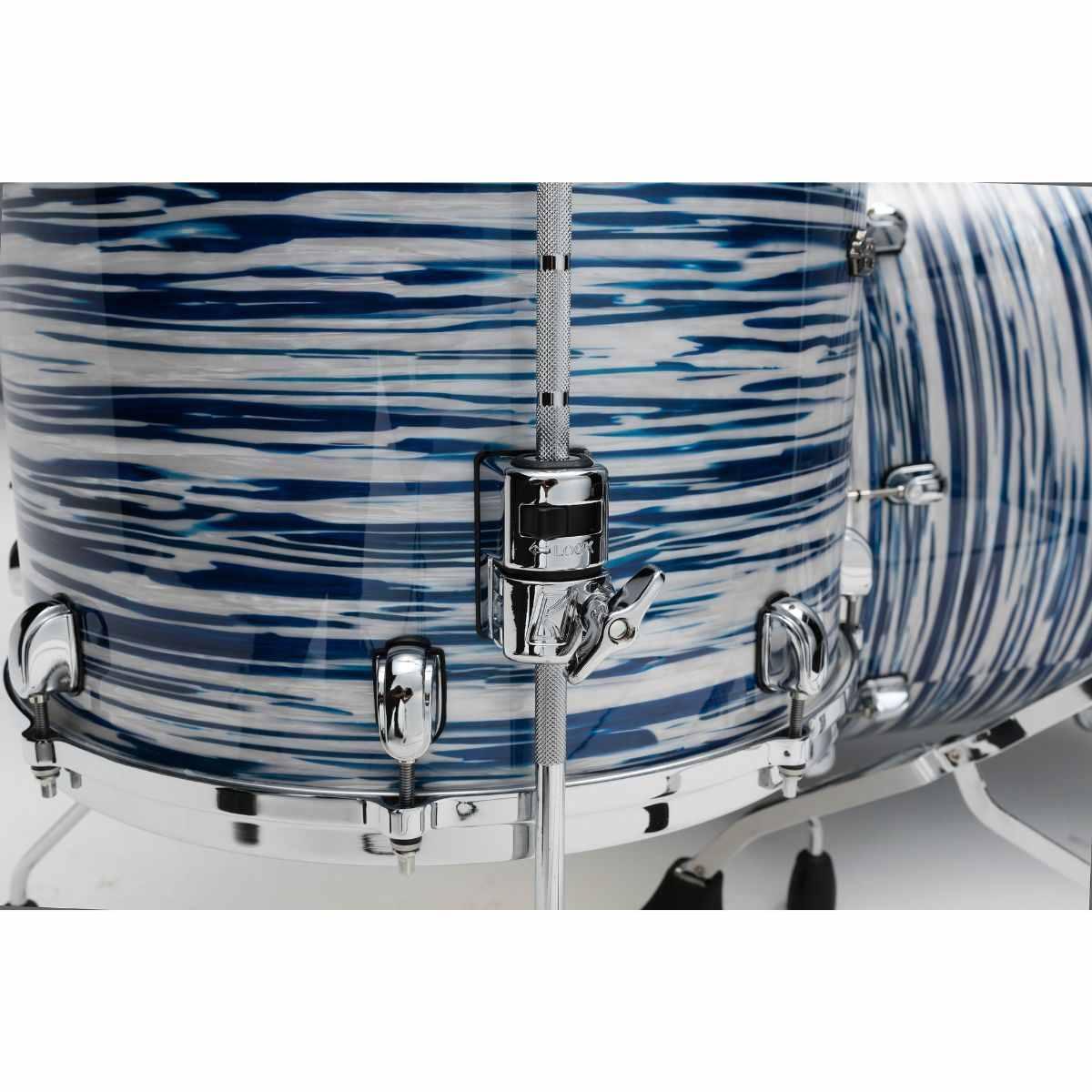 TAMA MR32CZS-BWO Starclassic Maple 3-pezzi shell pack cassa 22, Chrome Shell Hardware BLUE & WHITE OYSTER