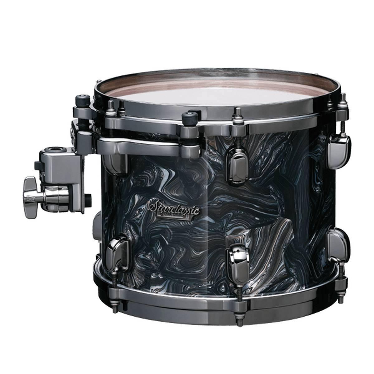 TAMA MR32CZS-CCL Starclassic Maple 3-pezzi shell pack cassa 22, Chrome Shell Hardware CHARCOAL SWIRL