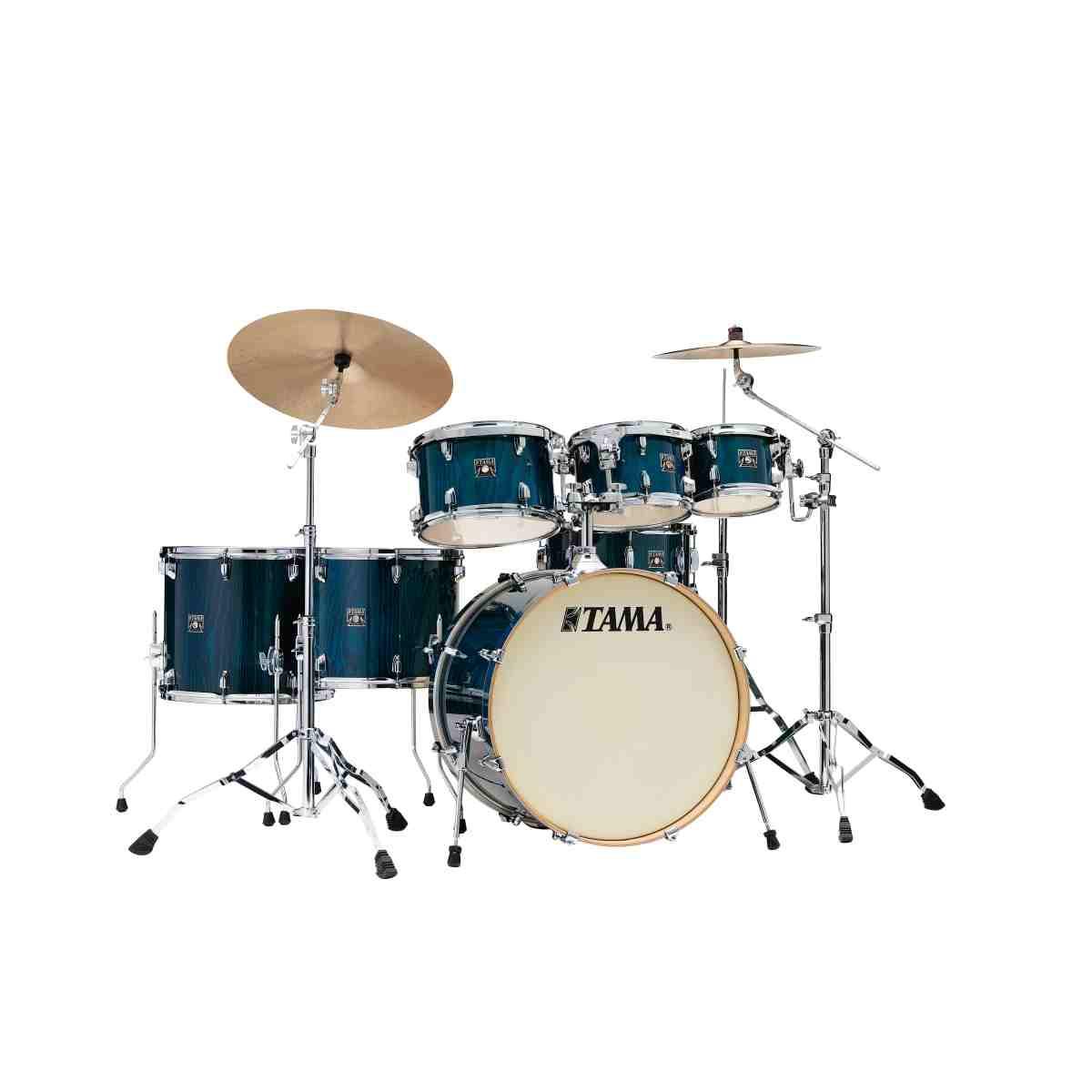 TAMA CL72RS-PGHP Superstar Classic 7-pezzi shell pack cassa 22 GLOSS SAPPHIRE LACEBARK PINE