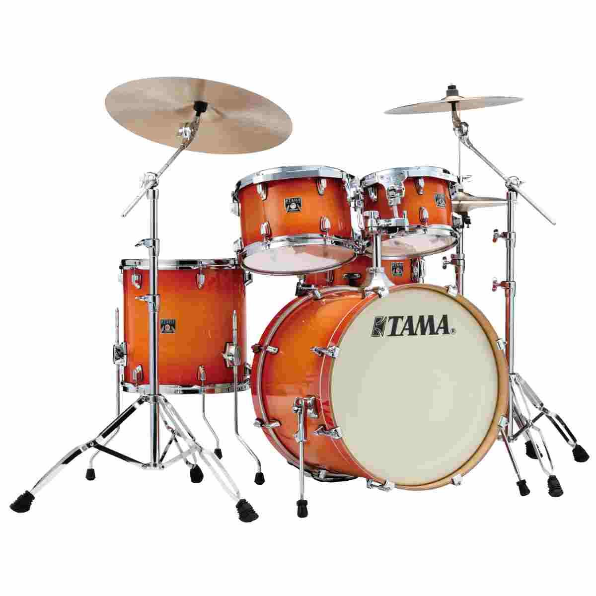 TAMA CL50R+H-TLB Superstar Classic 5-pezzi kit cassa 20 & hardware pack TANGERINE LACQUER BURST