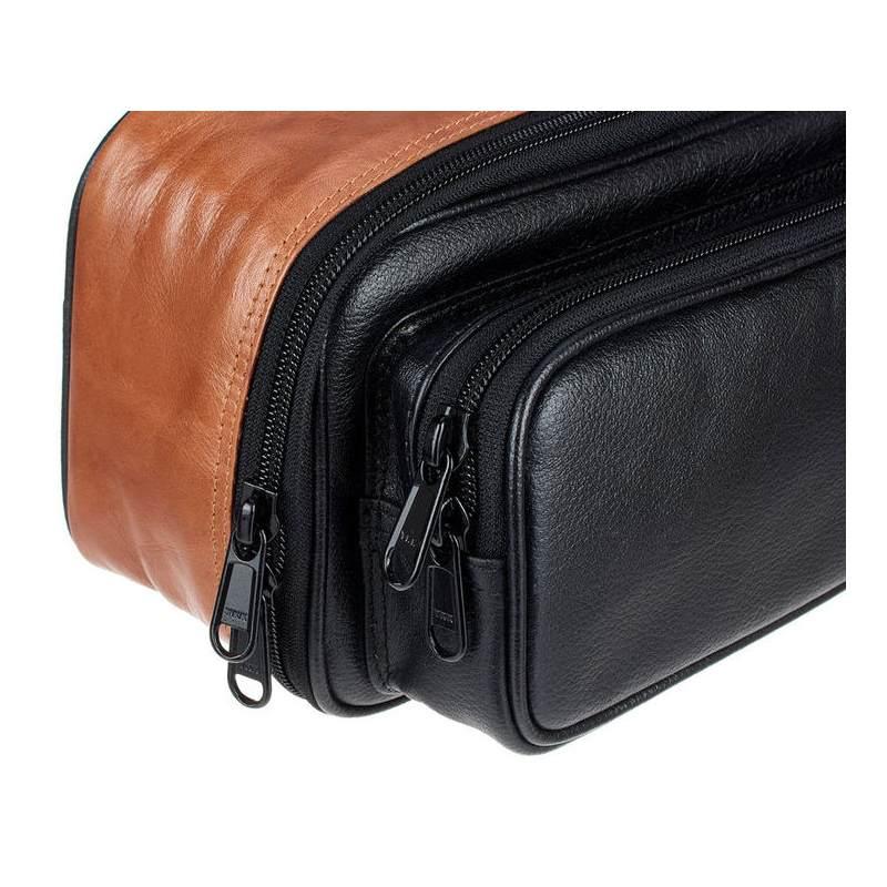 GARD 161-DMLN ULTRA IN PELLE NERA E MAR. FLAUTO TRAVERSO e OTTAVINO