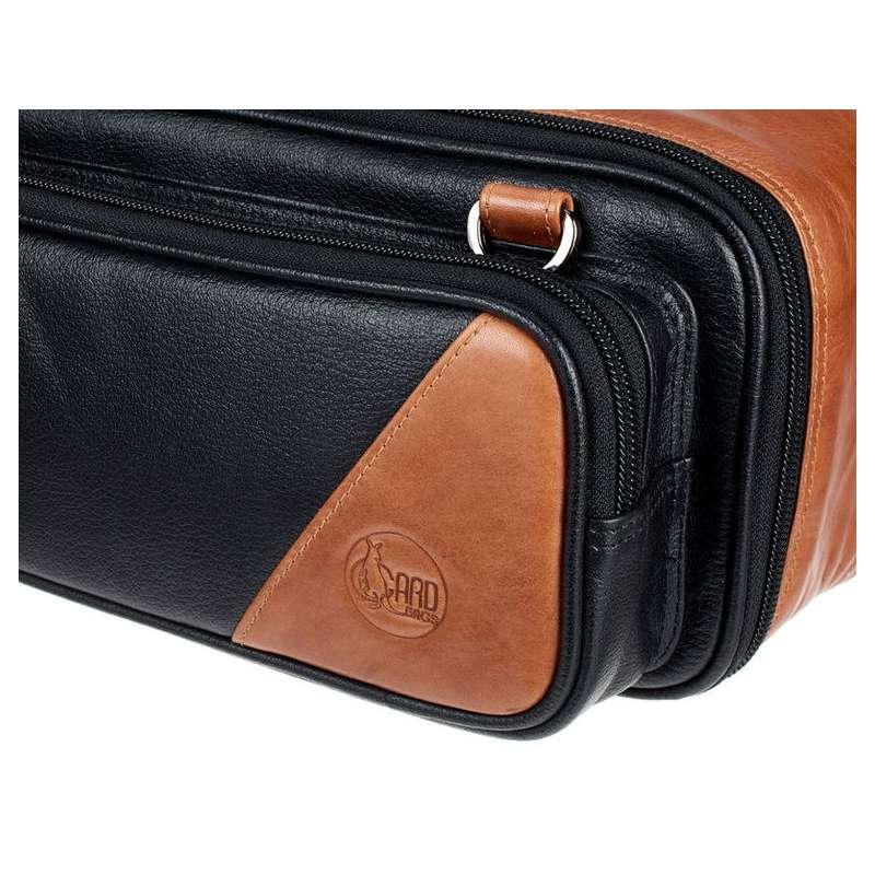 GARD 161-DMLN ULTRA IN PELLE NERA E MAR. FLAUTO TRAVERSO e OTTAVINO